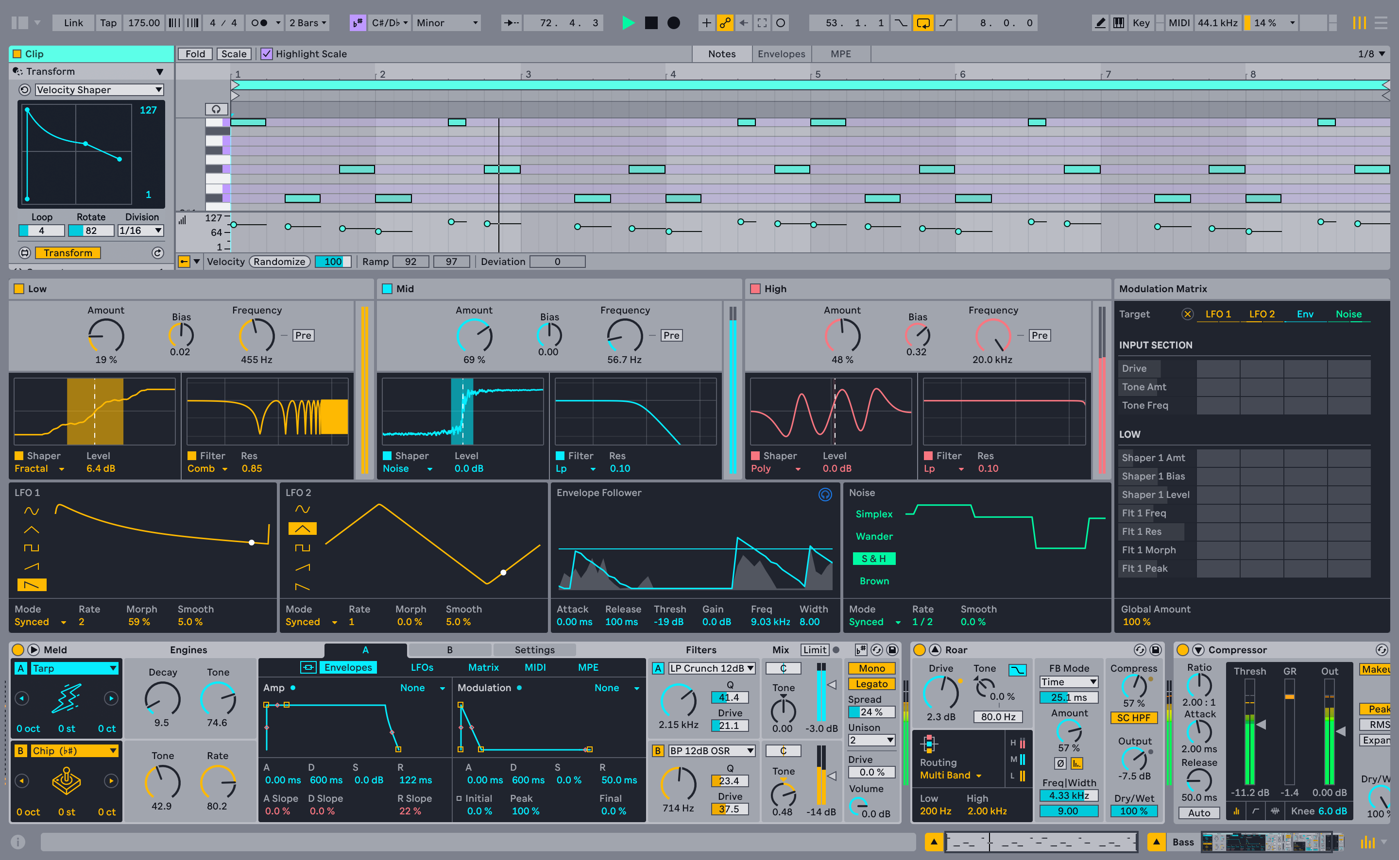 Ableton Live 12: Sumérgete en Meld y Añade Calidez con Roar