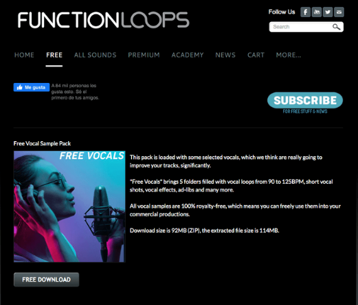 páginas de samples y sonidos gratuitos